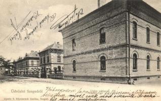 1904 Szeged, Utász laktanya. Lipsitz S. Képcsarnok kiadása