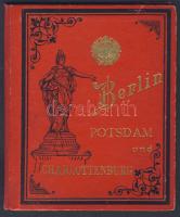 Berlin és Potsdam leporello album 46 litho képpel jó állapotban