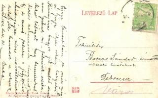 Szentes, Báró Harucker utca, Széll Imre és Pollák Géza üzlete. Kiadja Untermüller Ernő