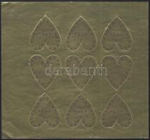 7 db kártyás relikvia: meghívó, céges lap, címke, stb