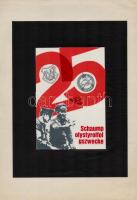 4 db plakát és étlapterv (alföldi Üzemi Vendéglátó, Nemzetközi Nőnap, stb.)