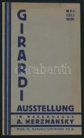 1926 Girardi Ausstellung in Warenhause A. Herzmansky 24p. / Alexander Girardi exhibition booklet, 24 p.