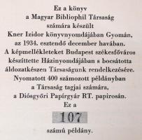 Drescher Pál: Régi magyar gyermekkönyvek. 1538-1875. Bp.,1934, Magyar Bibliophil Társaság. Kiadói ar...
