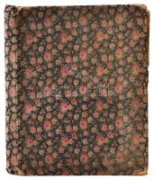 cca 1917 Kézzel írt szakácskönyv. Korabeli egészvászonkötésben, megviselt állapotban, laza fűzéssel,...