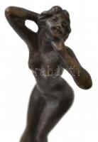 Baller Austria (Walter Bosse design) Pán és Nimfa, jelzett réz figurák, (csak az egyikben), m: 8,5 c...