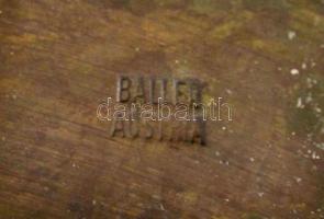 Baller Austria (Walter Bosse design) Pán és Nimfa, jelzett réz figurák, (csak az egyikben), m: 8,5 c...