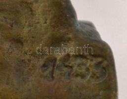 Baller Austria (Walter Bosse design) Pán és Nimfa, jelzett réz figurák, (csak az egyikben), m: 8,5 c...