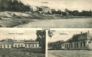1928 Velence, tó, községháza, Meszlényi Pál kastélya
