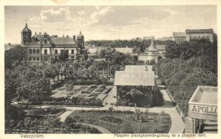 1928 Veszprém, Püspöki jószágkormányzóság és kert, Apolló mozi