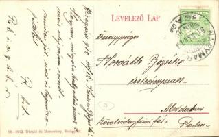 1912 Visegrád, Rákóczi (exPráter) oldalkerekes ingahajó / Hungarian shuttle boat