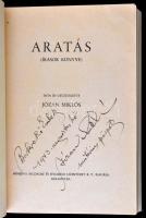 Józan Miklós: Aratás. (Írások könyve.) Kolozsvár,(1943), Minerva, 1 t.+ 477 p. Átkötött egészvászon-...