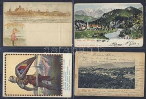 37 db vegyes főleg motívum képeslap sok érdekességgel