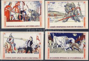 12 db-os Toldi sorozat, jó minőségű használatlan lapok