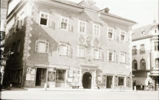 36 db vegyes fotónegatív, lovakkal, városképekkel, tájképekkel