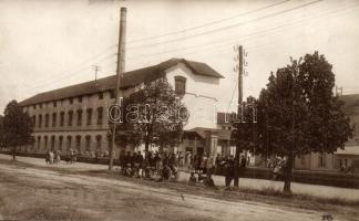 1940 Sepsiszentgyörgy, Sfantu Gheorghe; Székely szövőgyár / Fabrica de postav. / cloth factory "1940 Sepsiszentgyörgy visszatért" So. Stpl