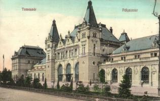 1912 Temesvár, Timisoara; vasútállomás / Bahnhof / railway station