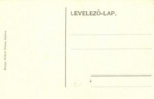 Zalatna, Zlatna; Takarékpénztár, Dengel F. üzlete. Folbert Vilmos kiadása / savings bank, shop