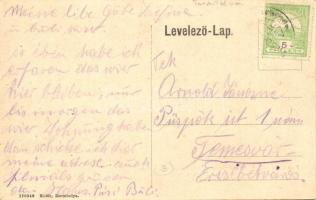 Zsombolya, Jimbolia; A Nagyközség elektromos művek Ganz-féle villamossági rt. üzemvezetőségének védő...