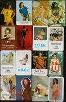 1980 34 db hölgyeket ábrázoló erotikus kártyanaptár