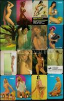 1980 34 db hölgyeket ábrázoló erotikus kártyanaptár