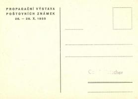 1935 Propagacní vystava postovních známek. Sdruzeni Ces. Filatelistu v Zizkove; 26-28. X. 1935 / Cze...