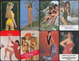 1988 16 db hölgyeket ábrázoló erotikus kártyanaptár