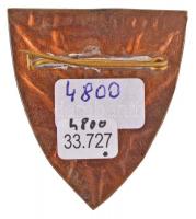 ~1930. "Leánykálvineum" nyíregyházi szeretetintézmény zománcozott fém jelvénye (35x39mm) T...