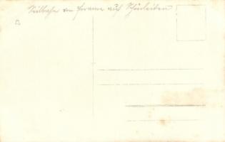 Osztrák-magyar katona kutyával felvonóban az olasz fronton / WWI Austro-Hungarian K.u.K. soldier wit...