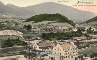 Palbersdorf gegen Aflenz, Hotel Eisenhof, Bahnhof / hotel and railway station