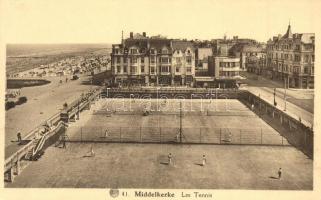 Middelkerke, Les Tennis / tennis court at the beach