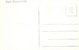 Berlin, Alexanderplatz / square after WWII, destroyed buildings' ruins. photo