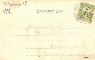 1910 Cigánd, Tiszai részlet, cigándi merítő, asszonyok vizes korsókkal, folklór (EB)