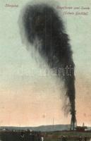 Campina, Eruptiunea unei Sonde (Schela Gachita) / oil rig, eruption