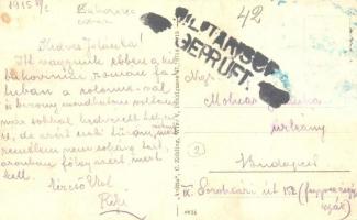 1915 Poiana Stampei, Pojanestampi (Bukovina, Bukowina); wooden church, railway station