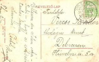 Tiszaluc, Takta híd. W. L. 2581. Kiadja Szabó László (EK)