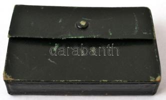 cca 1935 32 lapos Piatnik magyar kártya pakli, műbőr tokban