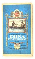 Vízi sporttérképek 6.: a Duna Vác-Esztergom szakaszának térképe, 1:25000, M. Kir. Állami Térképészet, vászonra ragasztva, 42×192 cm