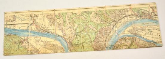 Vízi sporttérképek 6.: a Duna Vác-Esztergom szakaszának térképe, 1:25000, M. Kir. Állami Térképészet...