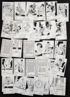 Erotikus karikatúra jóskártya, vetőkártya, 36 lapos, dobozban