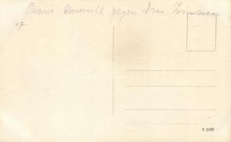 Monte Piana (Piano), első világháborús osztrák-magyar katonák az olasz front hegyi állásánál / Aussi...