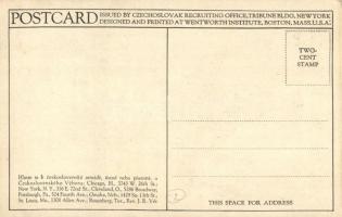 Hor sa do síku! Brat k bratovi stanme. Sem k nám! Slováka meno kto nosí! Voják ceskloslovenské armád...