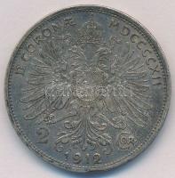 Ausztria 1912. 2K Ag "Ferenc József" T:2 patina 
Austria 1912. 2 Corona Ag "Franz Jo...