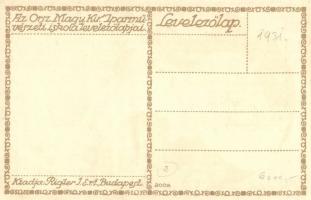 BUÉK. Az Iparművészeti Iskola levelezőlapjai. Ungarische Werkstätte no. 2009. kiadja Rigler Rt. / Hu...