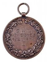 Berán Lajos (1882-1943) ~1920. "D.A.C. Női egyes 1929. IX. 16. I." női tenisz jelzett Ag d...