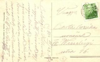 Boldog Karácsonyi Ünnepeket! / Christmas greeting, Italian art postcard, sledding couple. Ballerini ...