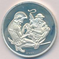 Kiss Nagy András (1930-1997) DN "Orvos sor / Fodor József" Ag emlékérem (16,12g/0.925/32mm...