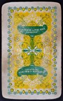 cca 1930-1940 5 csomag Piatnik kártya: 4 bridzs, 1 magyar, használt, tisztított vegyesen, 4 db adóbé...