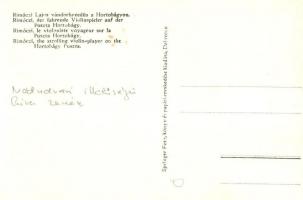 Rimóczi Lajos (nádudvari) vándorhegedűs a Hortobágyon / Famous Hungarian traveling fiddler