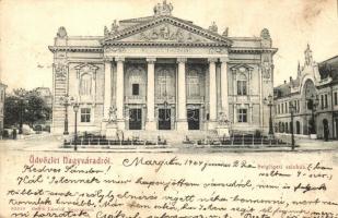 1904 Nagyvárad, Oradea; Szigligeti színház. Kiadja Helyfi László / theater (EK)