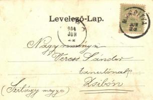 1904 Nagyvárad, Oradea; Szigligeti színház. Kiadja Helyfi László / theater (EK)